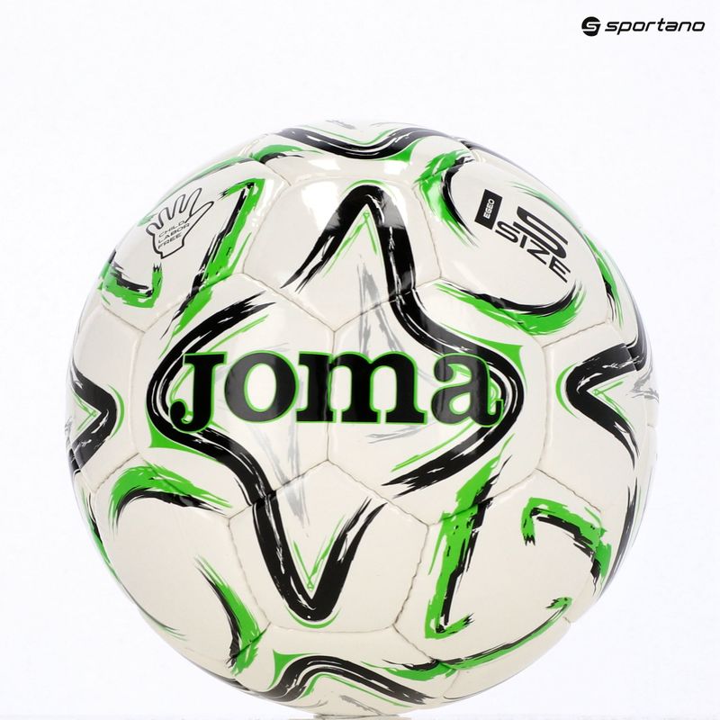 Piłka do piłki nożnej Joma Egeo II black/fluor green rozmiar 5 7