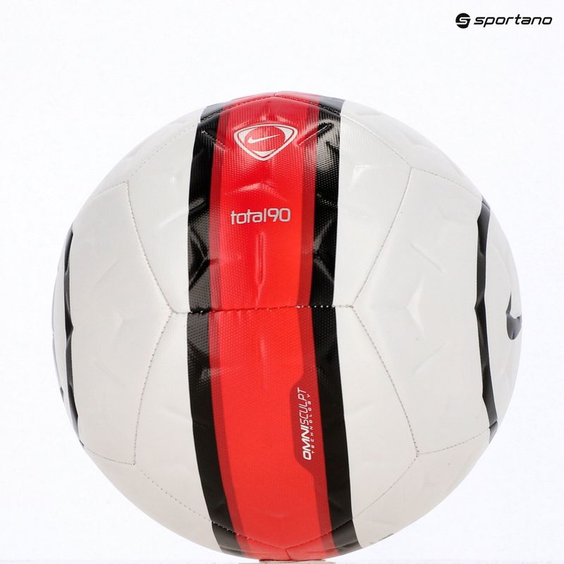 Piłka do piłki nożnej Nike Academy Total 90 white/black/red/black rozmiar 5 7