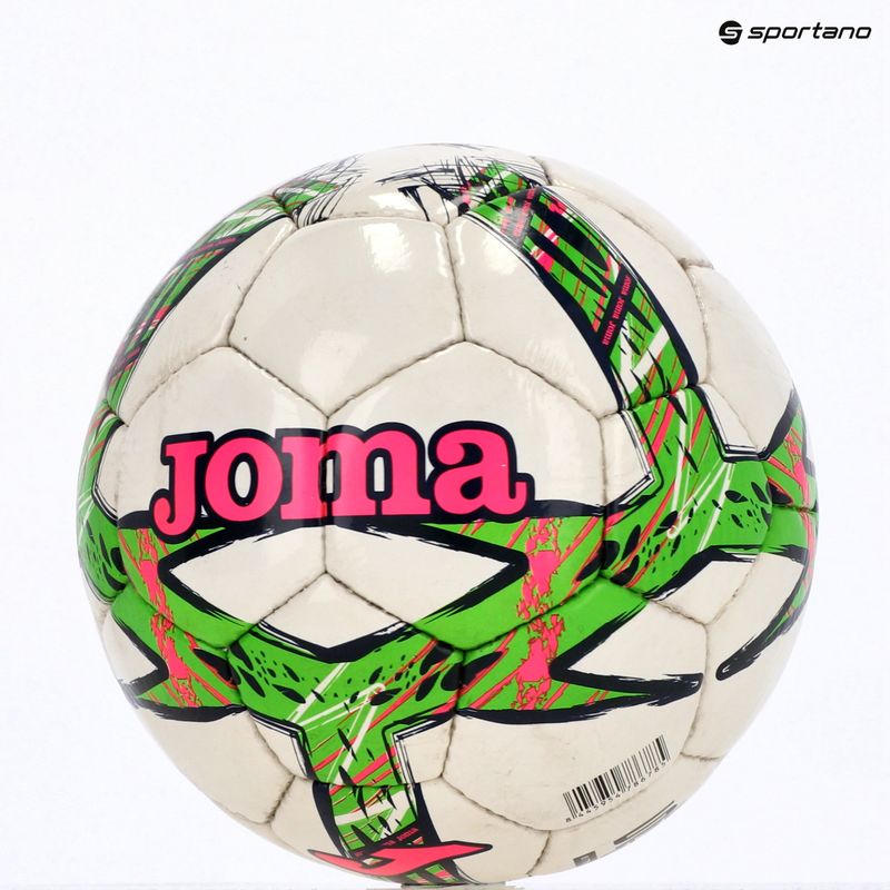 Piłka do piłki nożnej Joma Dali III green fluor/pink/navy rozmiar 5 4