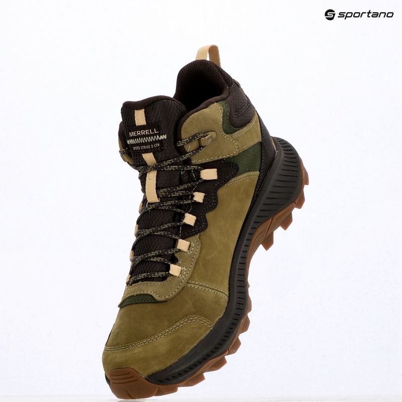 Buty turystyczne męskie Merrell Speed Strike 2 Leather Mid Khaki 9
