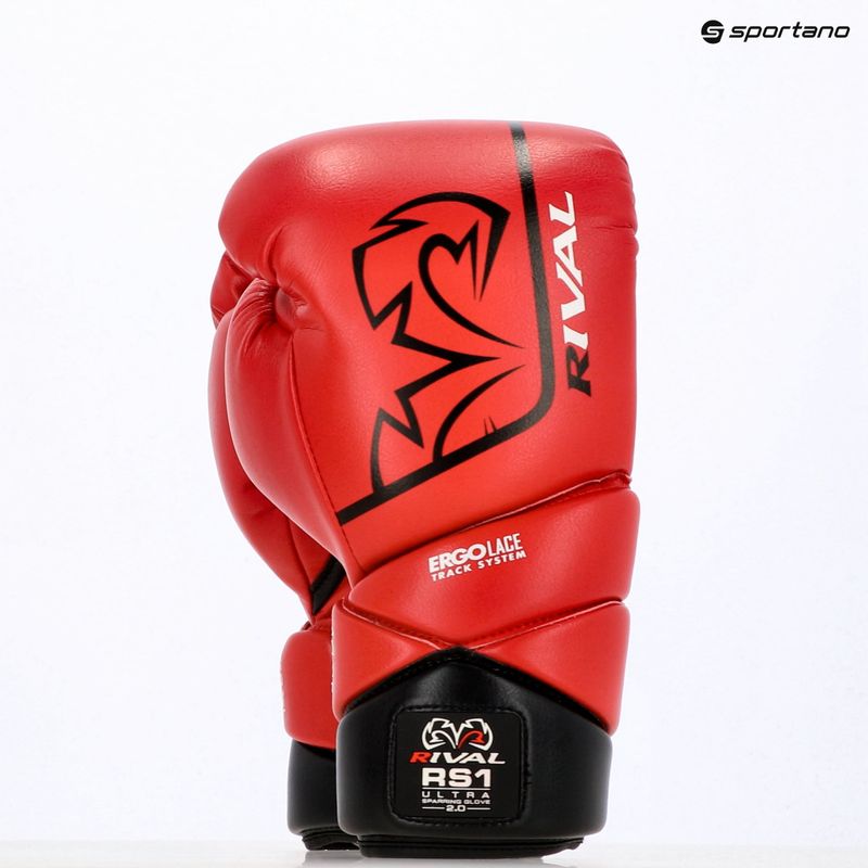 Rękawice bokserskie Rival RS1 Ultra Sparring 2.0 red 7