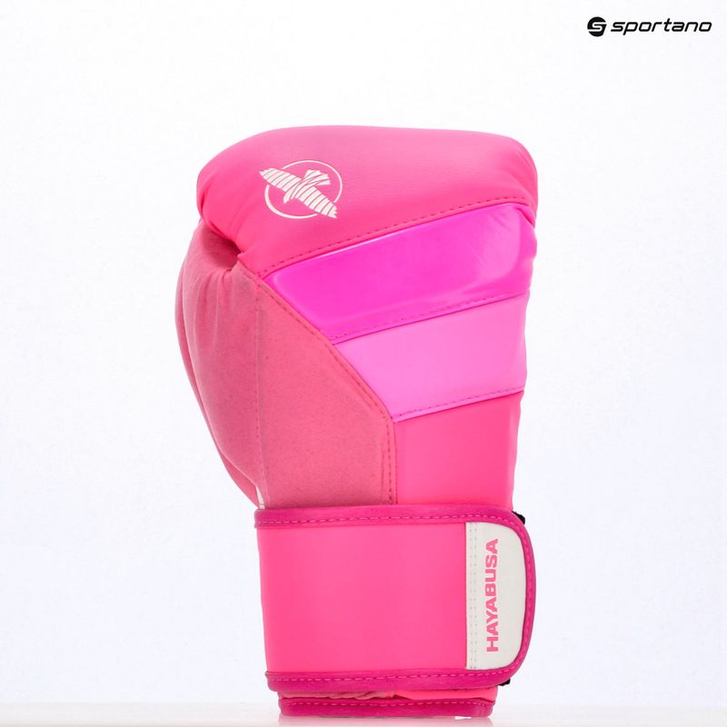 Rękawice bokserskie Hayabusa T3 Neon neon pink 8