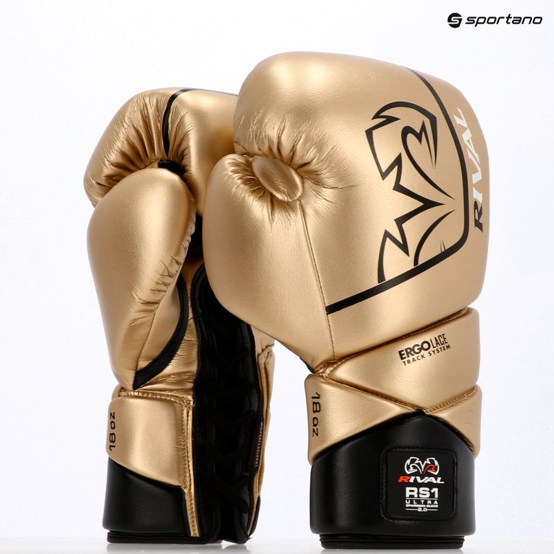 Rękawice bokserskie Rival RS1 Ultra Sparring 2.0 gold 7
