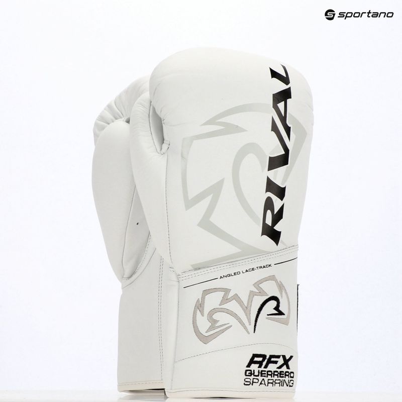 Rękawice bokserskie Rival RFX-Guerrero Sparring-SF-H white 5