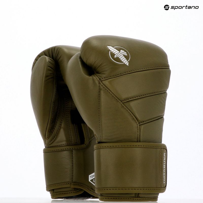Rękawice bokserskie Hayabusa T3 Kanpeki olive green 14