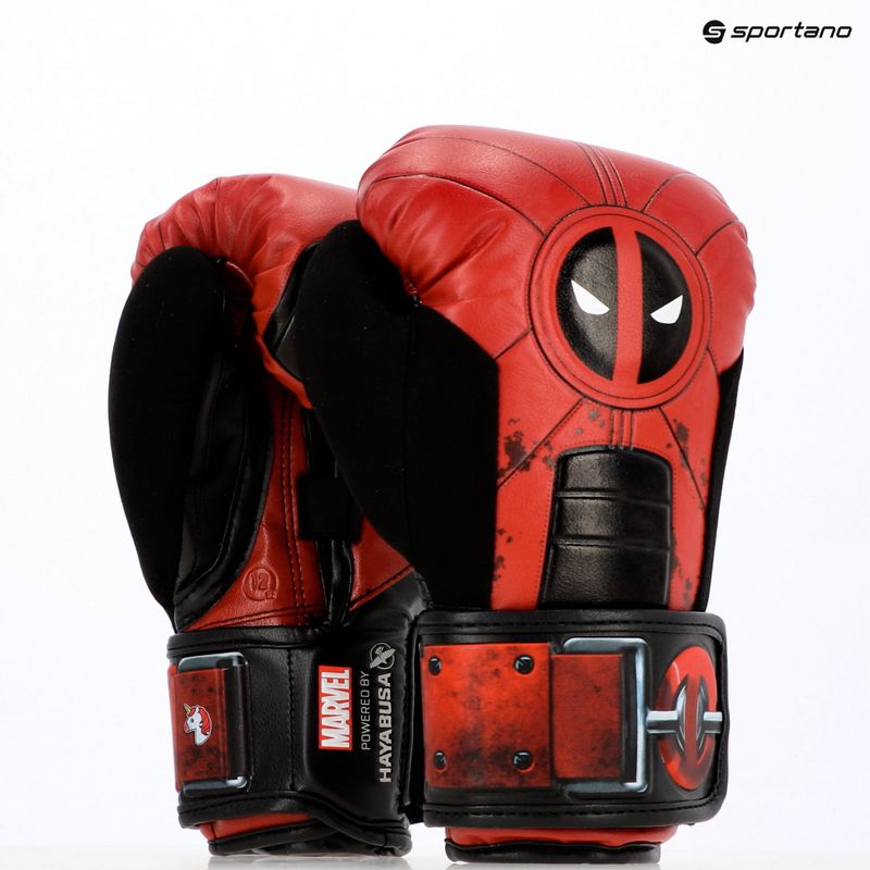 Rękawice bokserskie Hayabusa Deadpool red/black 13