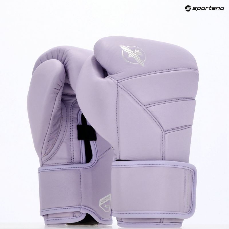 Rękawice bokserskie Hayabusa T3 Kanpeki wisteria purple 15