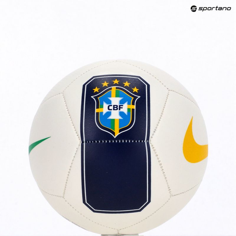 Piłka do mini piłki nożnej Nike Skills Brazil white rozmiar 1 5