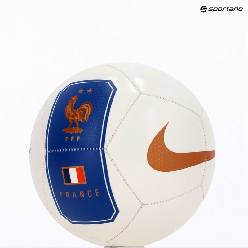 Piłka do mini piłki nożnej Nike Skills France white rozmiar 1 5