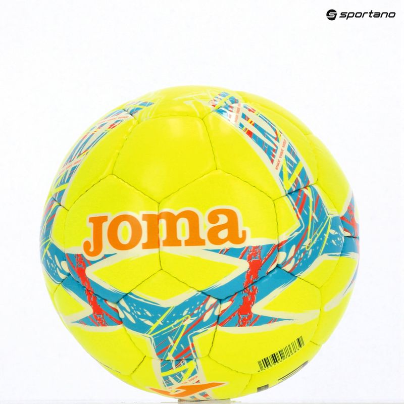 Piłka do piłki nożnej Joma Dali III yellow/fluor turquoise rozmiar 3 7
