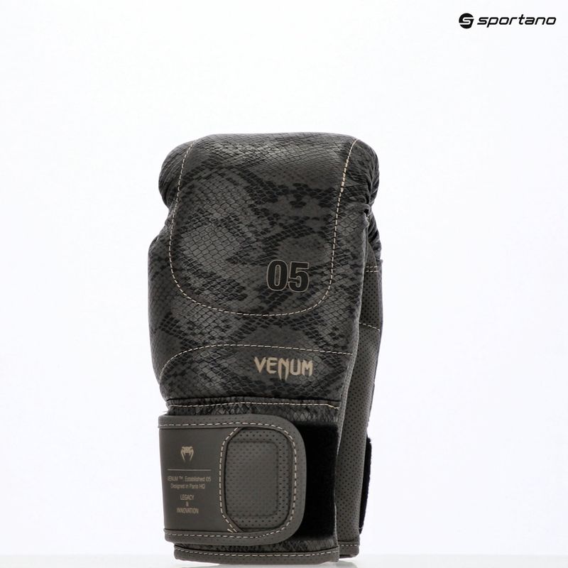 Rękawice bokserskie Venum Impact Evo Scales Boxing dark grey 6