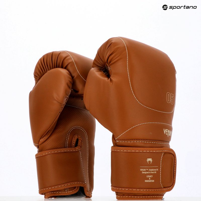 Rękawice bokserskie męskie Venum Impact Evo VENUM-05061-058 chocolate 6