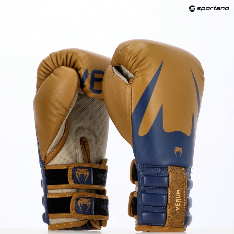Rękawice bokserskie Venum Reverso Boxing emerald green/gold 7
