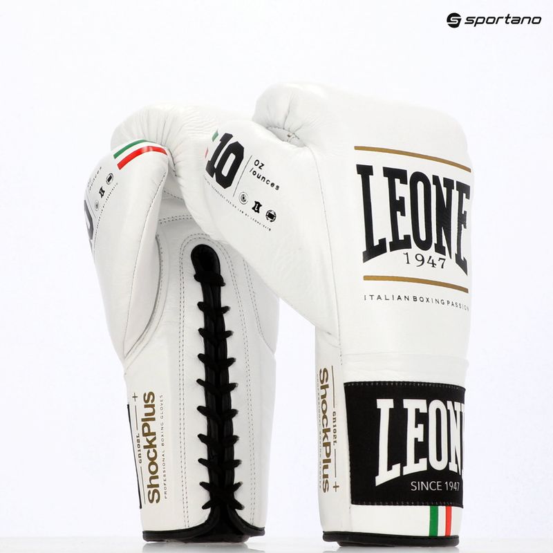 Rękawice bokserskie LEONE 1947 Shock Plus white 11