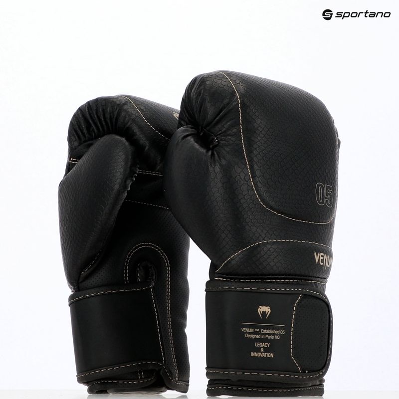 Rękawice bokserskie Venum Impact Evo Scales Boxing black 9