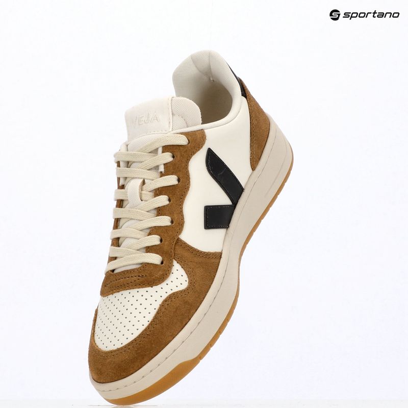 Buty męskie VEJA V-10 Prime Leather pure/black/tent 9