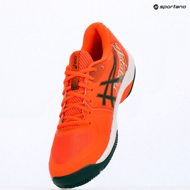 Buty do padla męskie ASICS Game FF Padel energy orange/jewel green 9