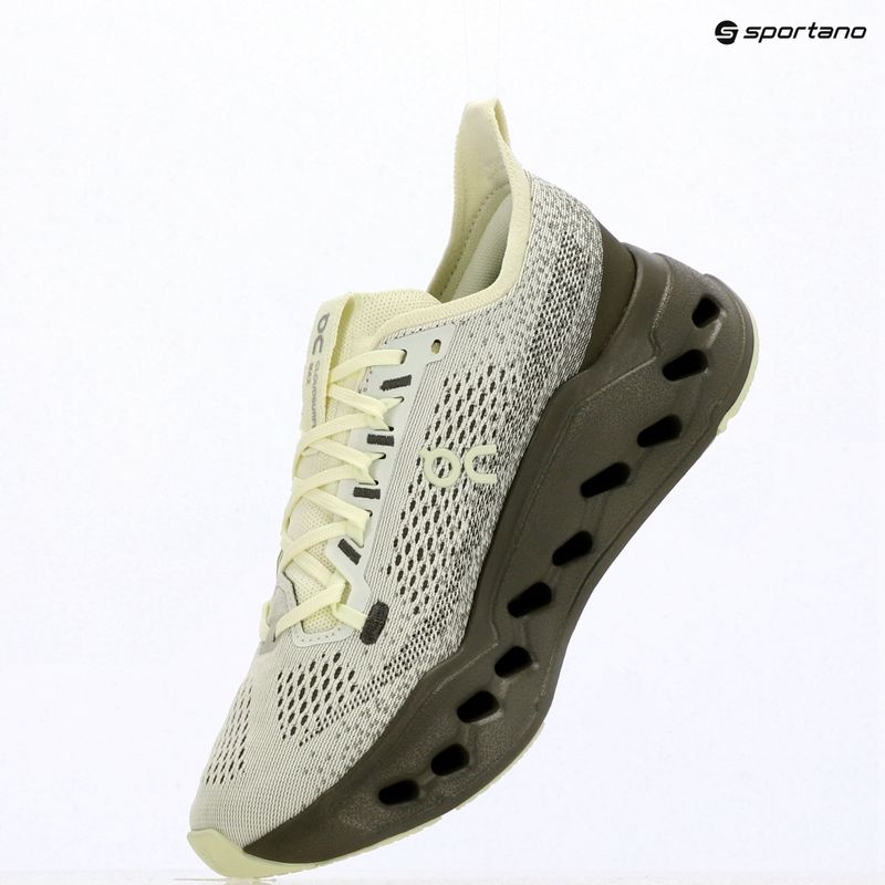 Buty do biegania damskie On Cloudsurfer Max seedling/olive 9