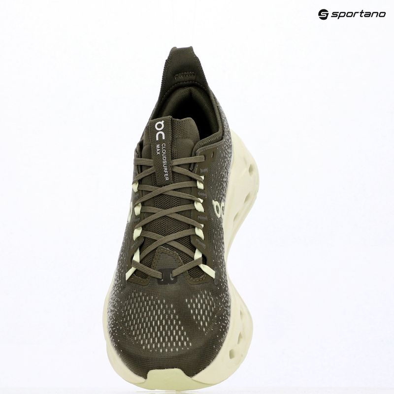 Buty do biegania męskie On Cloudsurfer Max Wide olive/seedling 9