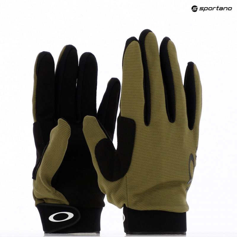 Rękawiczki rowerowe Oakley Seeker MTB army green 5