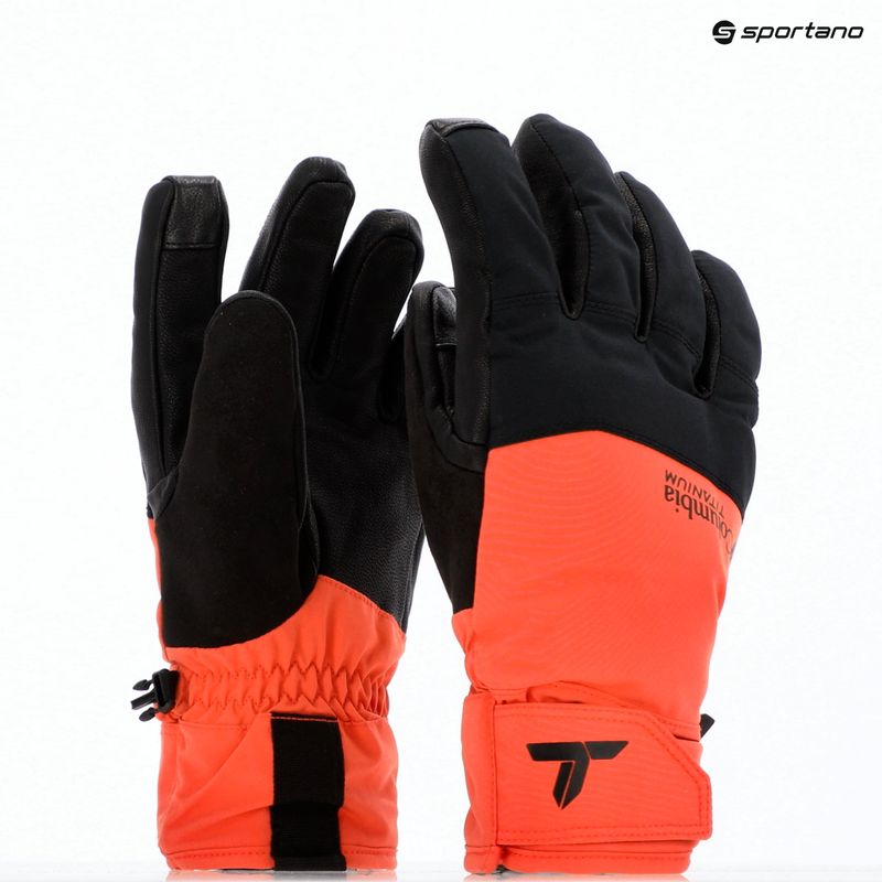 Rękawiczki trekkingowe męskie Columbia PowBound zing/black 3