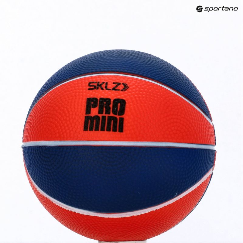 Piłka do mini koszykówki SKLZ Pro Mini Hoop Swish red/blue rozmiar 3 3