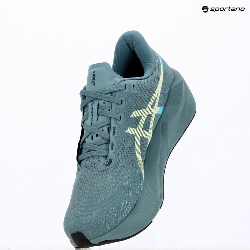 Buty do biegania męskie ASICS Novablast 6 foggy teal/illuminate yellow 9