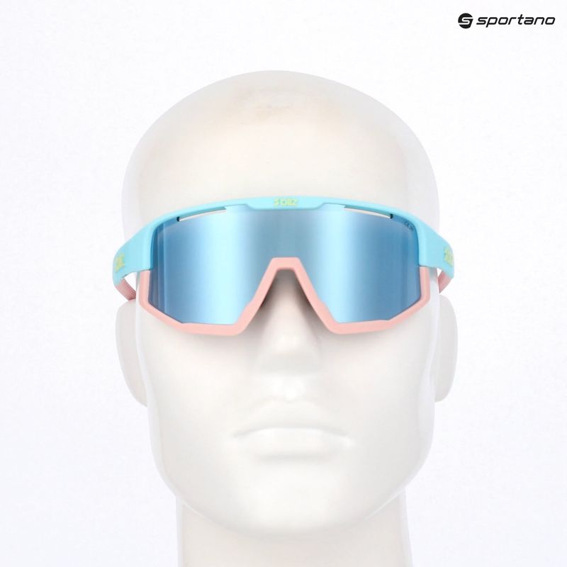 Okulary przeciwsłoneczne Bliz Fusion Small matt pastel blue/smoke/ice blue multi 8