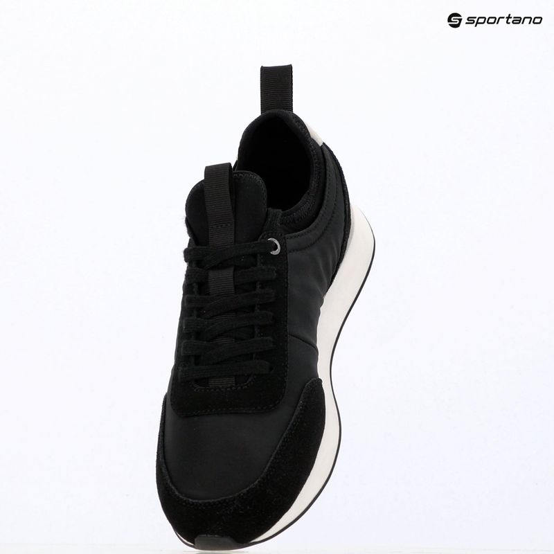 Buty męskie Calvin Klein YM0YM01414 Retro Runner Sock Laceup Mix mat black/bright white 9