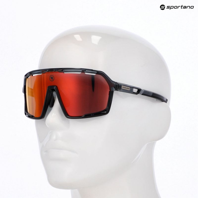 Okulary przeciwsłoneczne Endura Pro SL grey/black/red revo smoke/clear silver flash mirror/amber 8