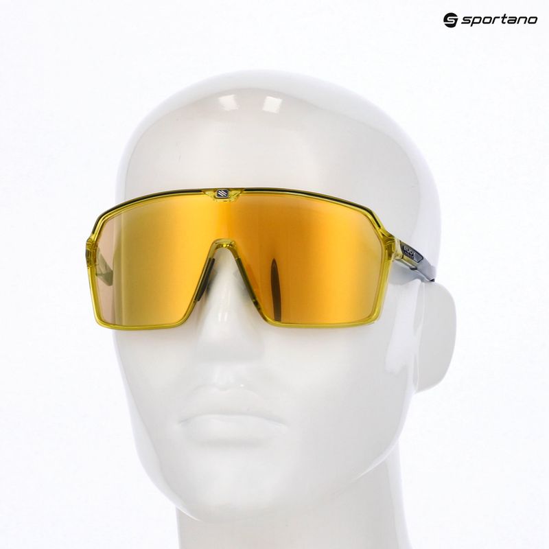 Okulary przeciwsłoneczne Rudy Project Spinshield crystal blue avio/apple green/multilaser yellow 8