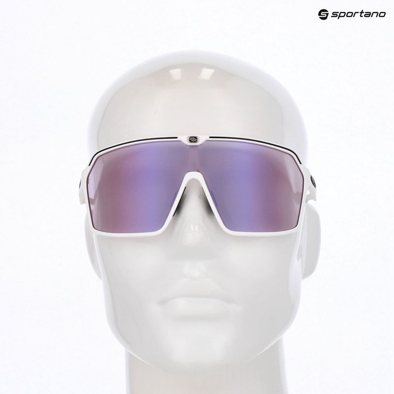 Okulary przeciwsłoneczne Rudy Project Spinshield white matte/impactx photochromic 2 laser purple 8