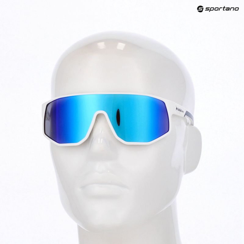 Okulary przeciwsłoneczne Red Bull SPECT Dash white/smoke with blue mirror 6