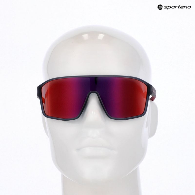 Okulary przeciwsłoneczne Red Bull SPECT Daft grey midnight/smoke with red-purple mirror 7