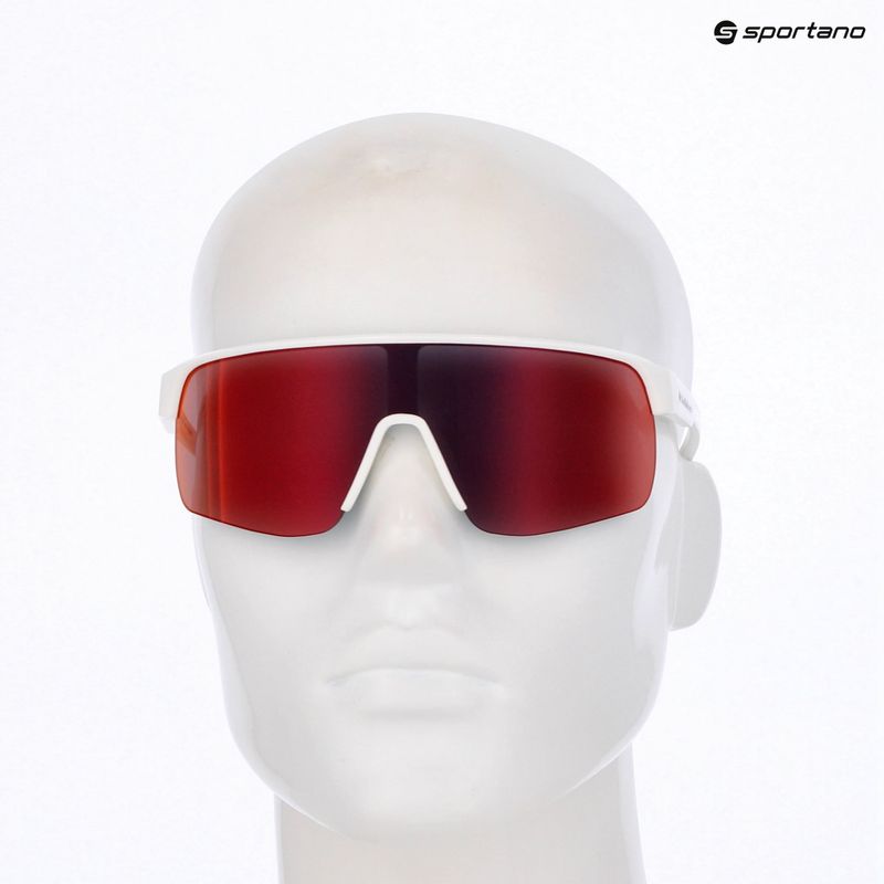 Okulary przeciwsłoneczne Red Bull SPECT Dakota white/brown with red purple mirror 6