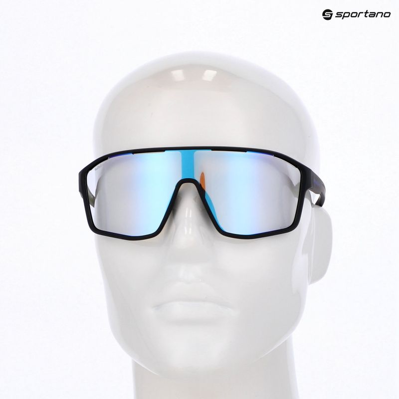 Okulary przeciwsłoneczne Red Bull SPECT Daft Pro black/photochromic with blue mirror 7
