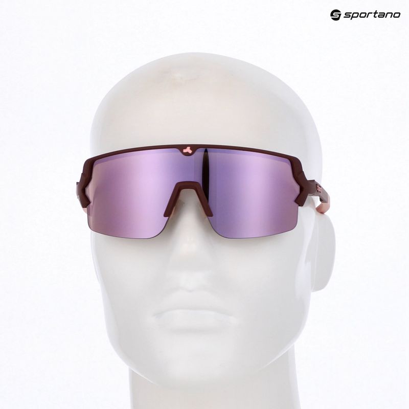 Okulary przeciwsłoneczne Tripoint 009 Lake Prespa Small matt burgundy/brown/pink multi 12