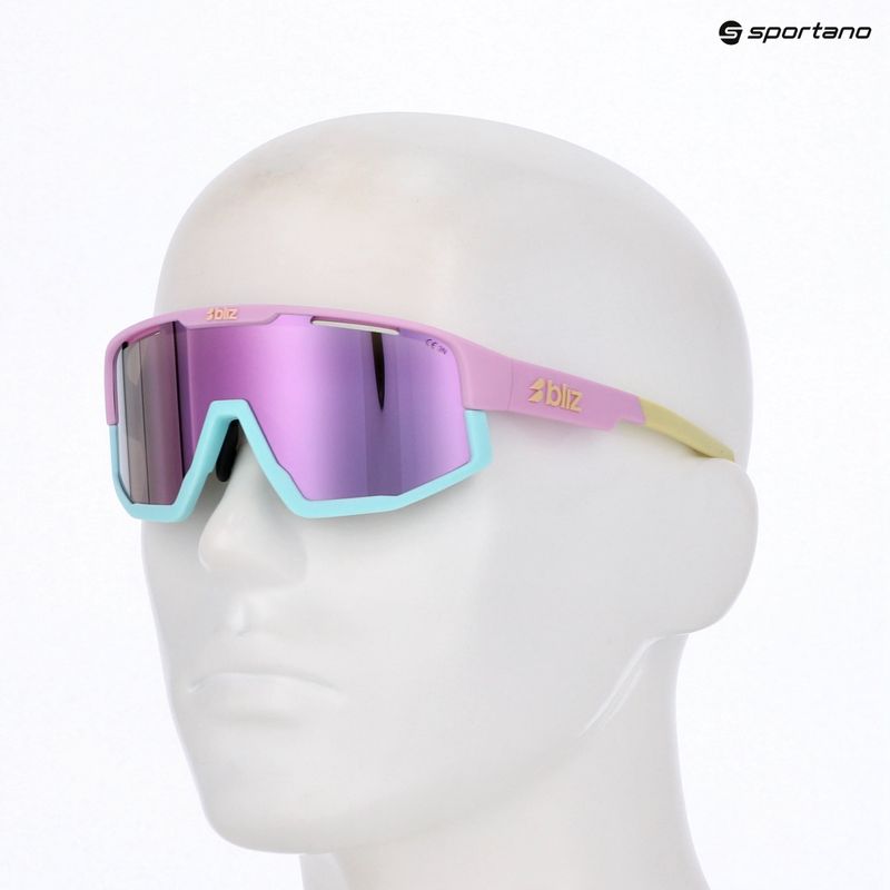 Okulary przeciwsłoneczne Bliz Fusion Small matt pastel purple/brown/pink multi 8