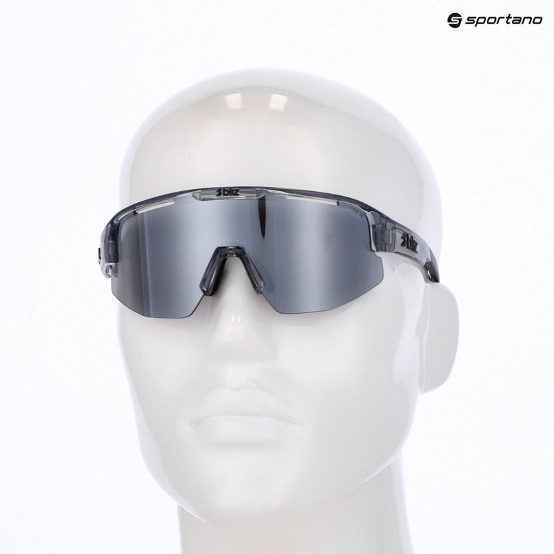 Okulary przeciwsłoneczne Bliz Matrix Small crystal black/smoke/silver mirror 8