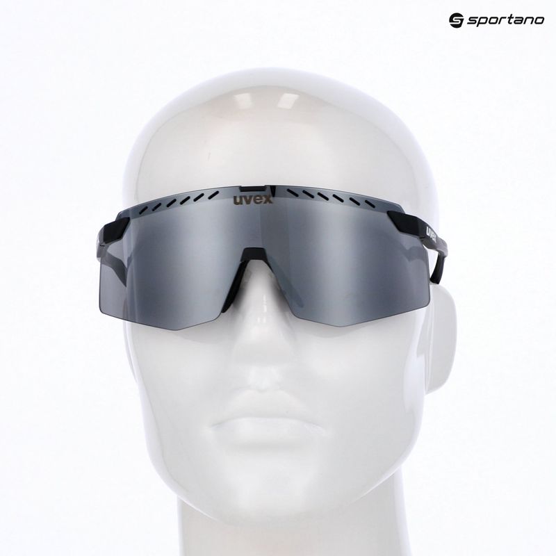 Okulary przeciwsłoneczne UVEX Pace Stage black matt/mirror silver 7