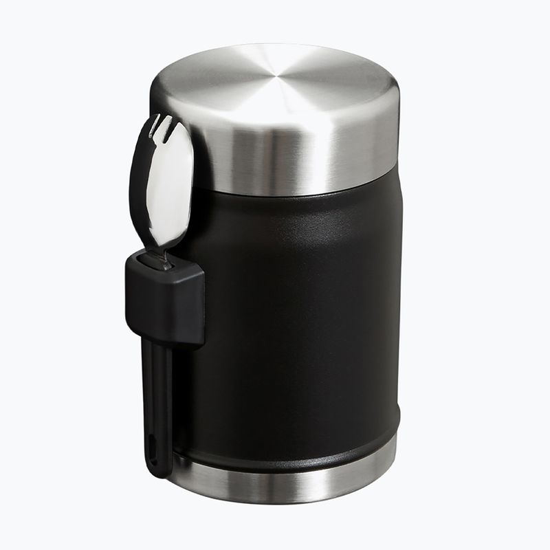 Termos na żywność Stanley Legendary Food Jar + Spork 400 ml black 2.0 2