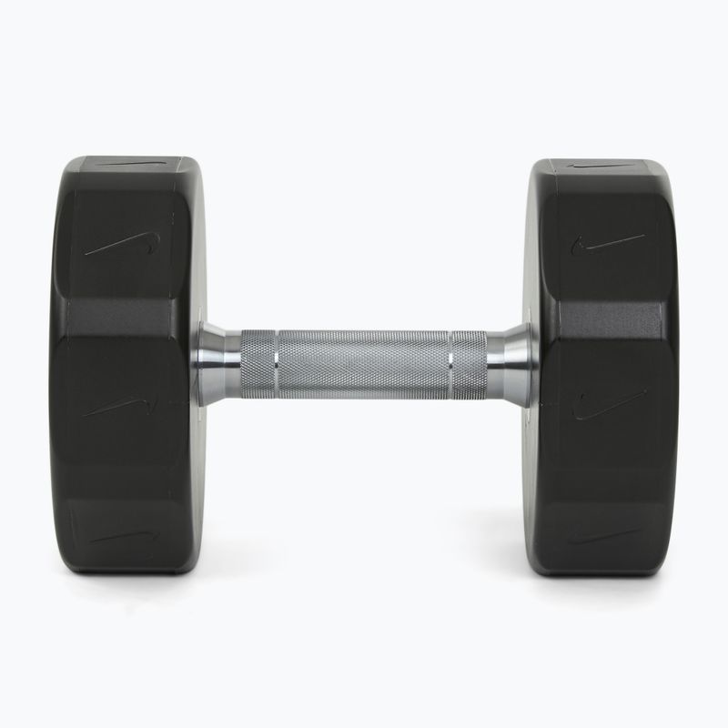 Hantel chromowany Nike Strength Pro Urethane Dumbbell 18 kg black/white 3