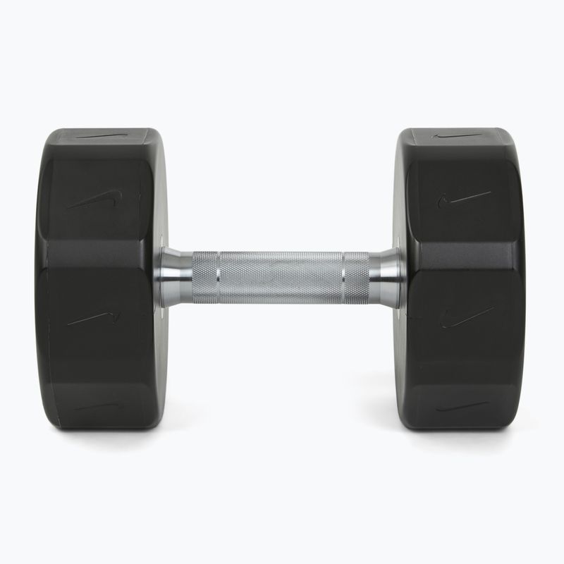 Hantel chromowany Nike Strength Pro Urethane Dumbbell 22 kg black/white 3
