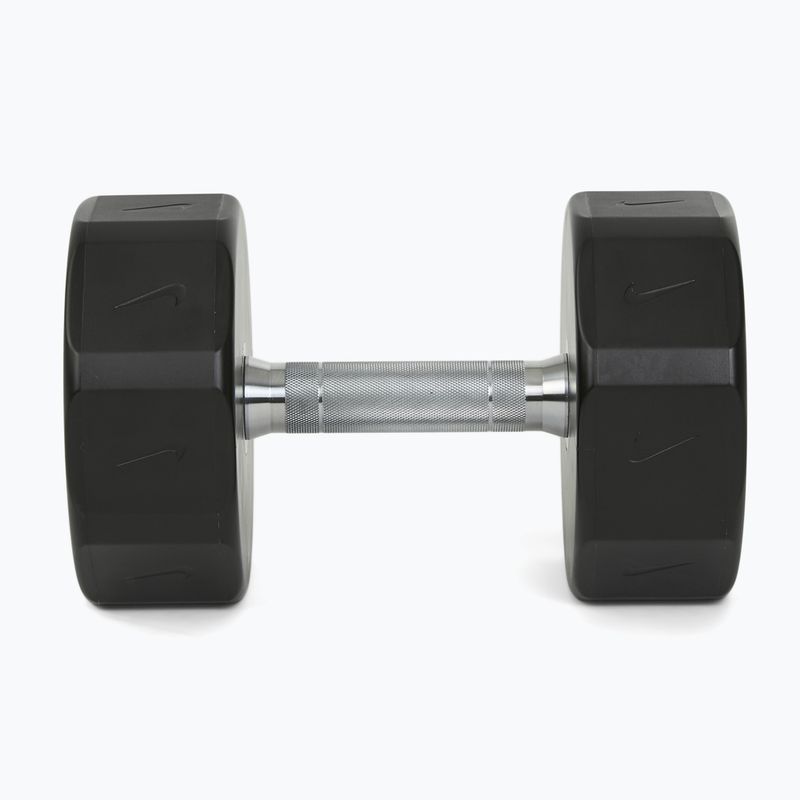 Hantel chromowany Nike Strength Pro Urethane Dumbbell 24 kg black/white 3