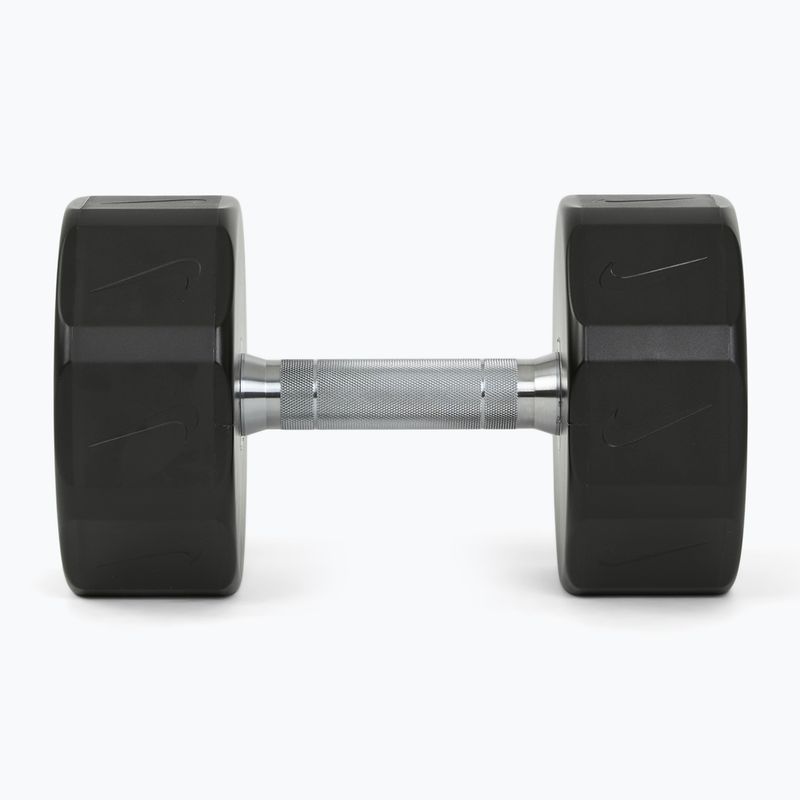 Hantel chromowany Nike Strength Pro Urethane Dumbbell 26 kg black/white 3