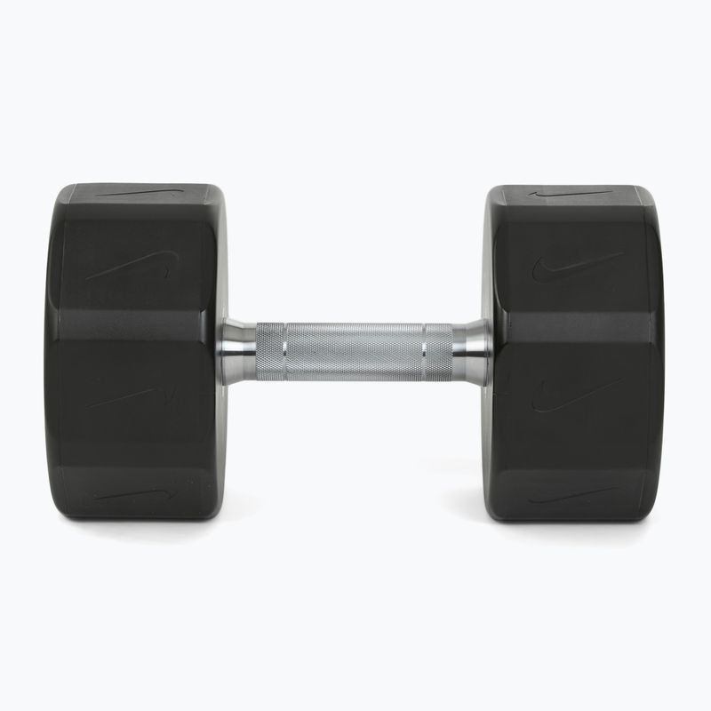 Hantel chromowany Nike Strength Pro Urethane Dumbbell 30 kg black/white 3