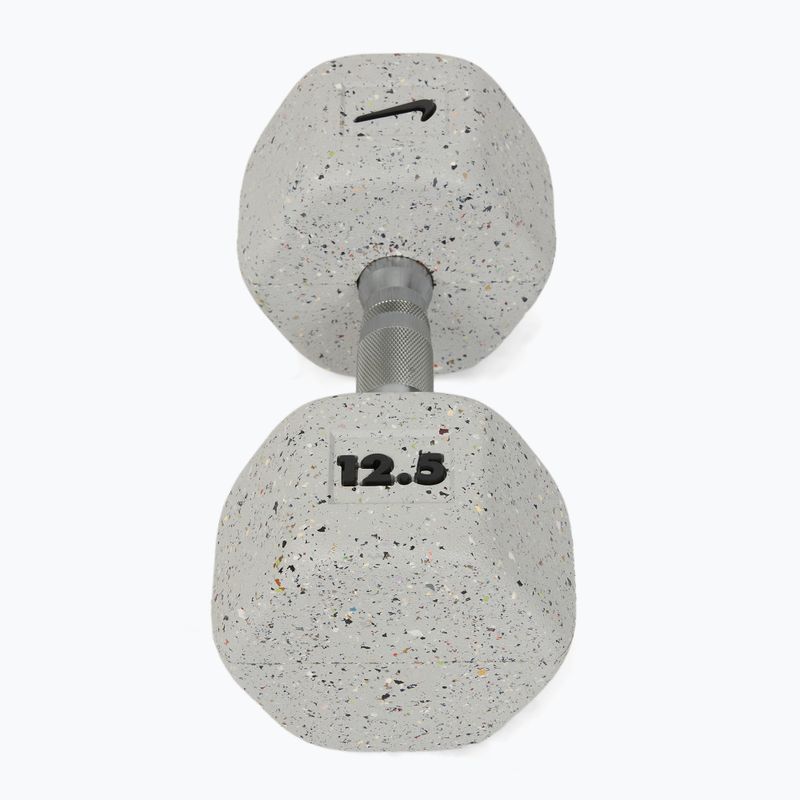 Hantel ogumowany Nike Strength Grind Hex Dumbbell 12,5 kg wolf grey 2