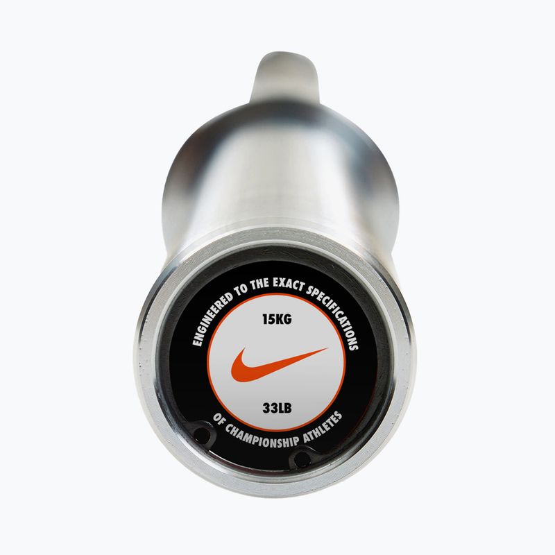 Gryf prosty Nike Strength Hard Chrome Barbell chrome swoosh 5