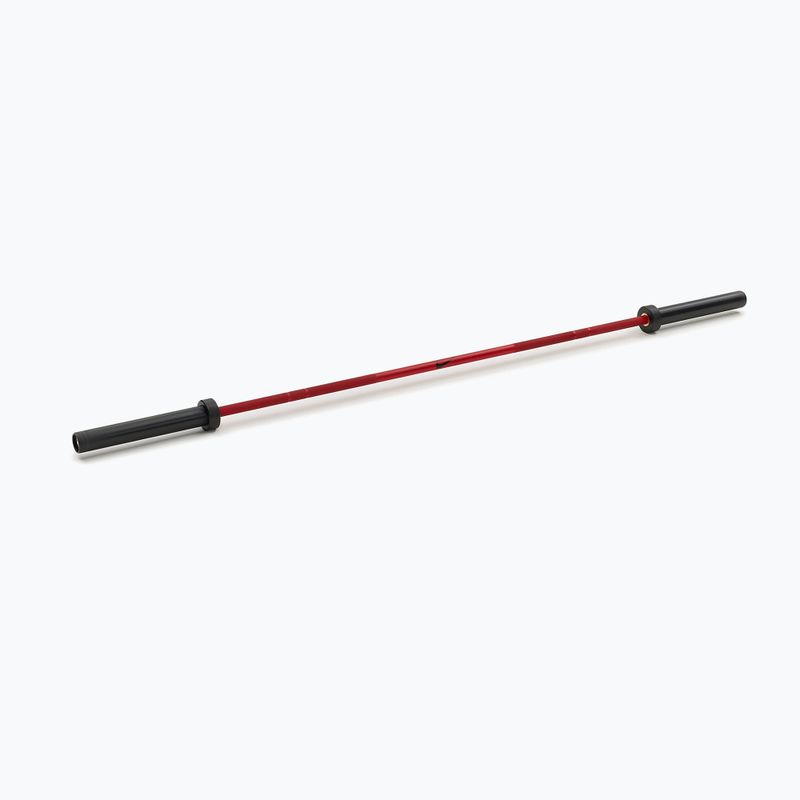 Gryf prosty Nike Strength Coated Premium Barbell red swoosh 2