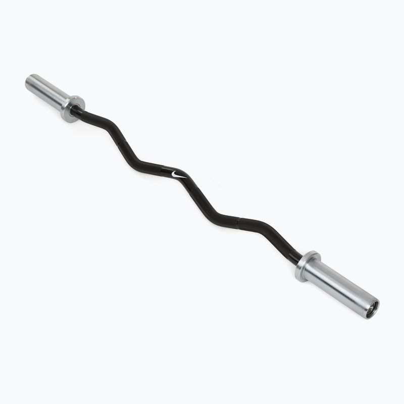 Gryf prosty Nike Strength Coated Premium Barbell black just do it 2